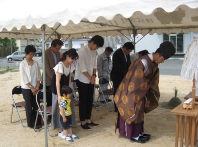 地鎮祭 着工式