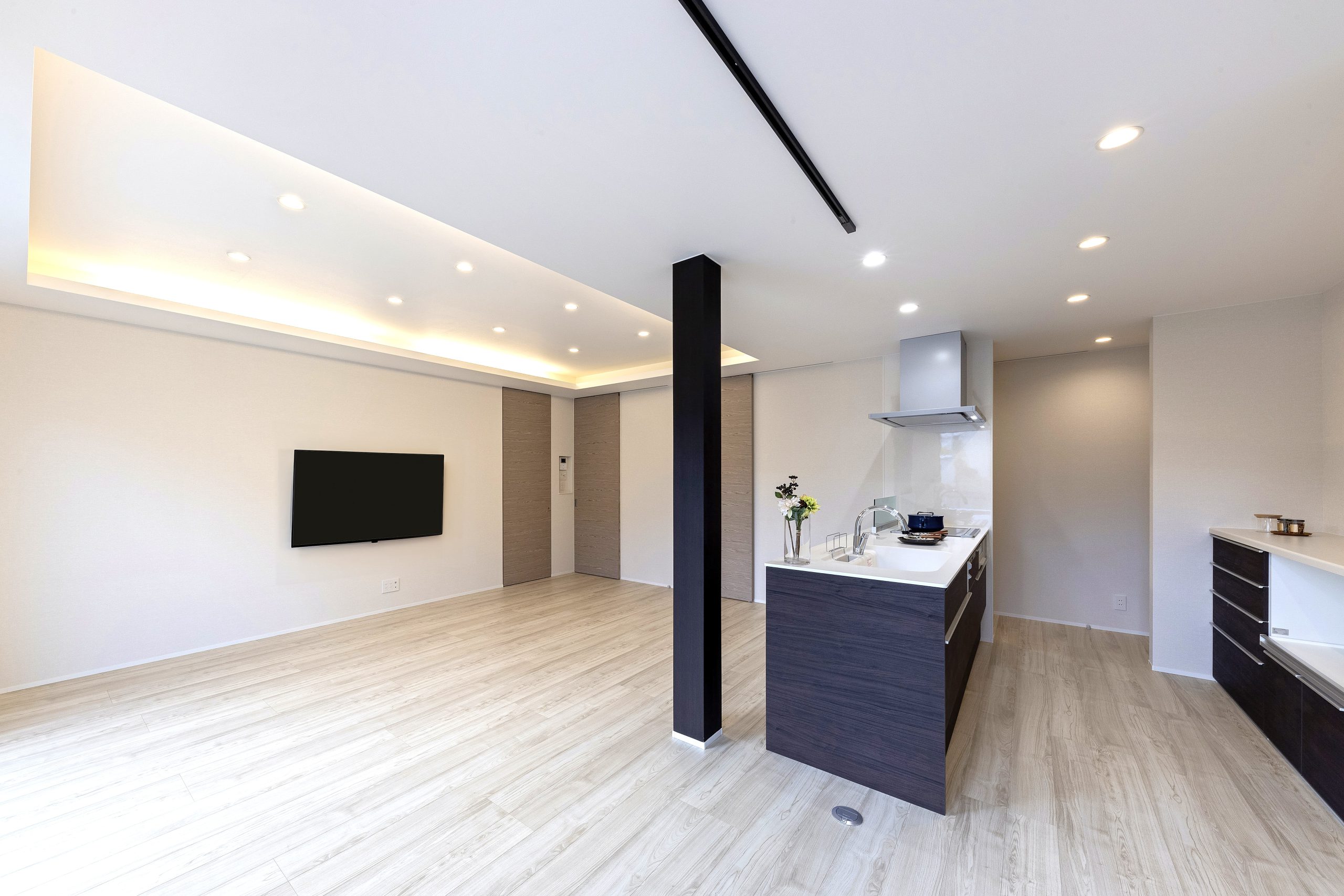 新築一戸建ての住宅リビングの写真